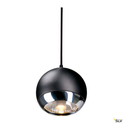 SLV LIGHT EYE PENDEL für EASYTEC II, chrom/schwarz, GU10, max. 75W