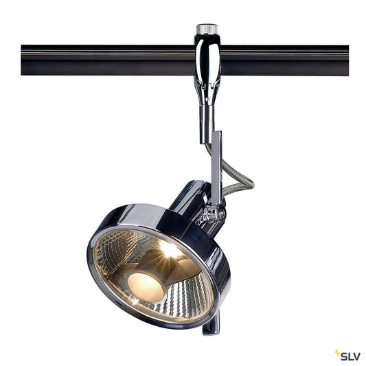 SLV YOKI ES111 Lampenkopf für EASYTEC II, chrom, max. 75W, inkl. Decoring