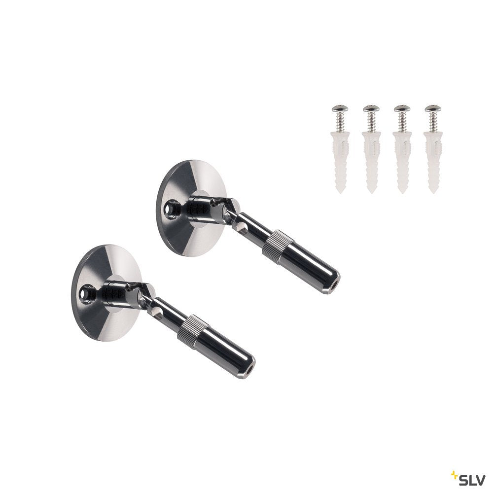 SLV Wandhalterung f. NV-Seilsystem chrom 10cm