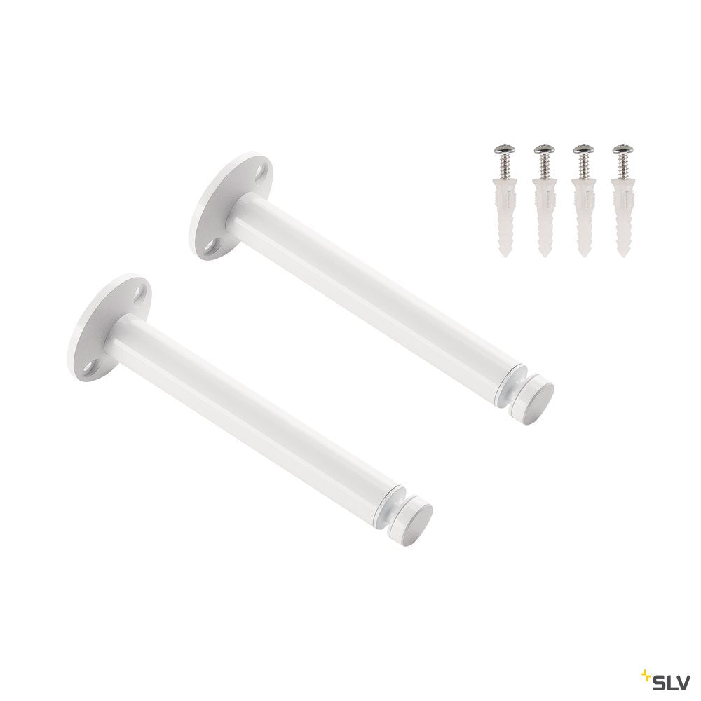 SLV DECKENUMLENKER, für TENSEO Niedervolt-Seilsystem, weiß, 2 Stück