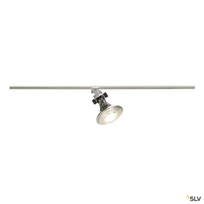 SLV Stromschienenstrahler ROBOT 2 f. GLU- TRAX chrom MR16 35W sb