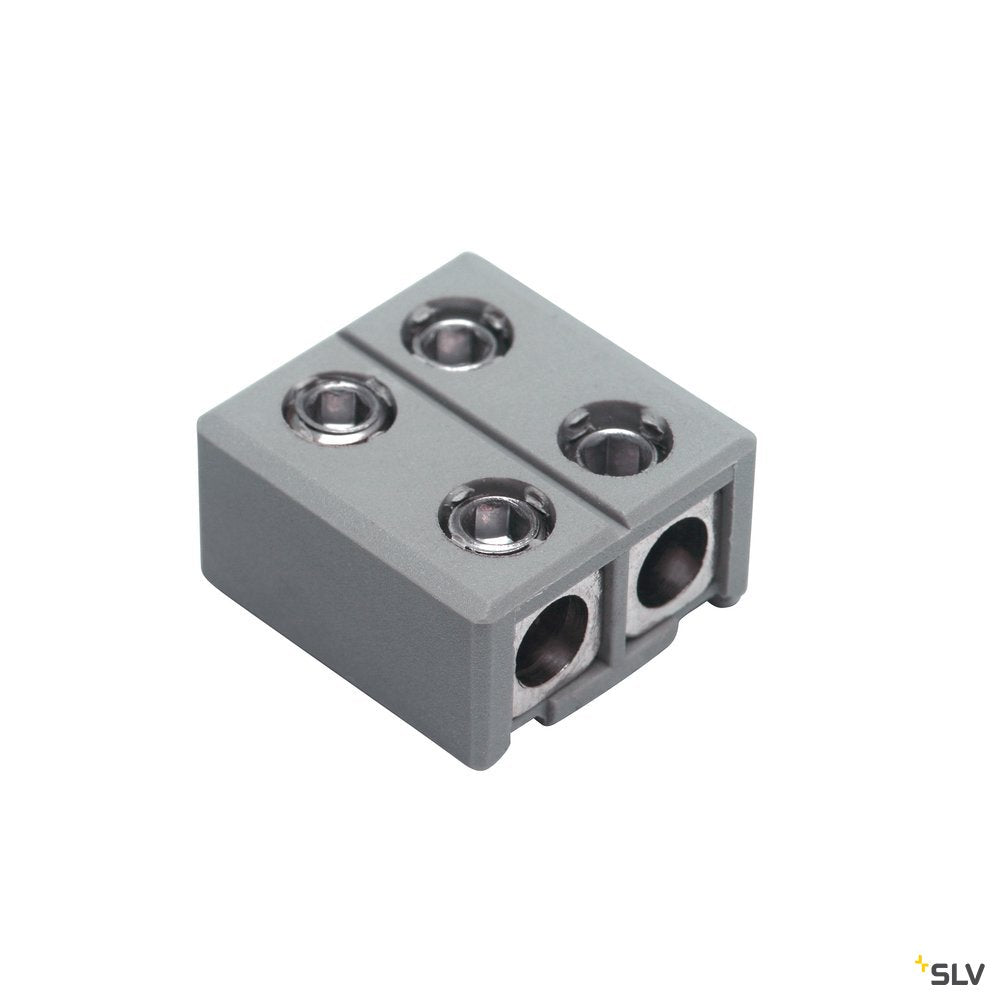 SLV Einspeiser/Längsverbinder für GLU-TRAX, grau, max. 20A