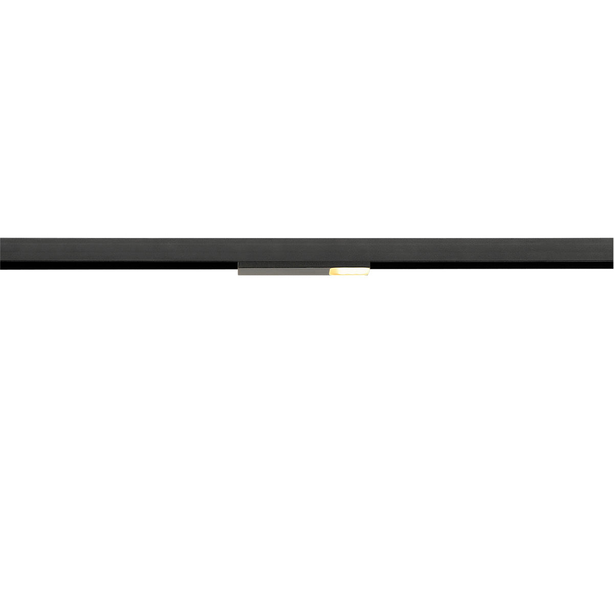 SLV M-TRACK, Flat Light für M-TRACK Niedervolt-Stromschiene Vitrinenschiene, schwarz, magnetisch, 4,8W