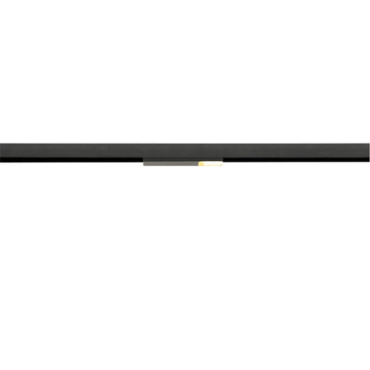 SLV M-TRACK, Flat Light für M-TRACK Niedervolt-Stromschiene Vitrinenschiene, schwarz, magnetisch, 4,8W