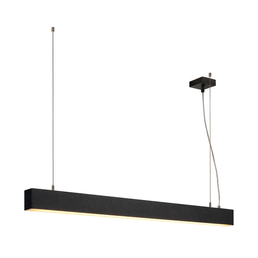 SLV GLENOS Pendelleuchte, mattschwarz, 1m, 52W, 3000K