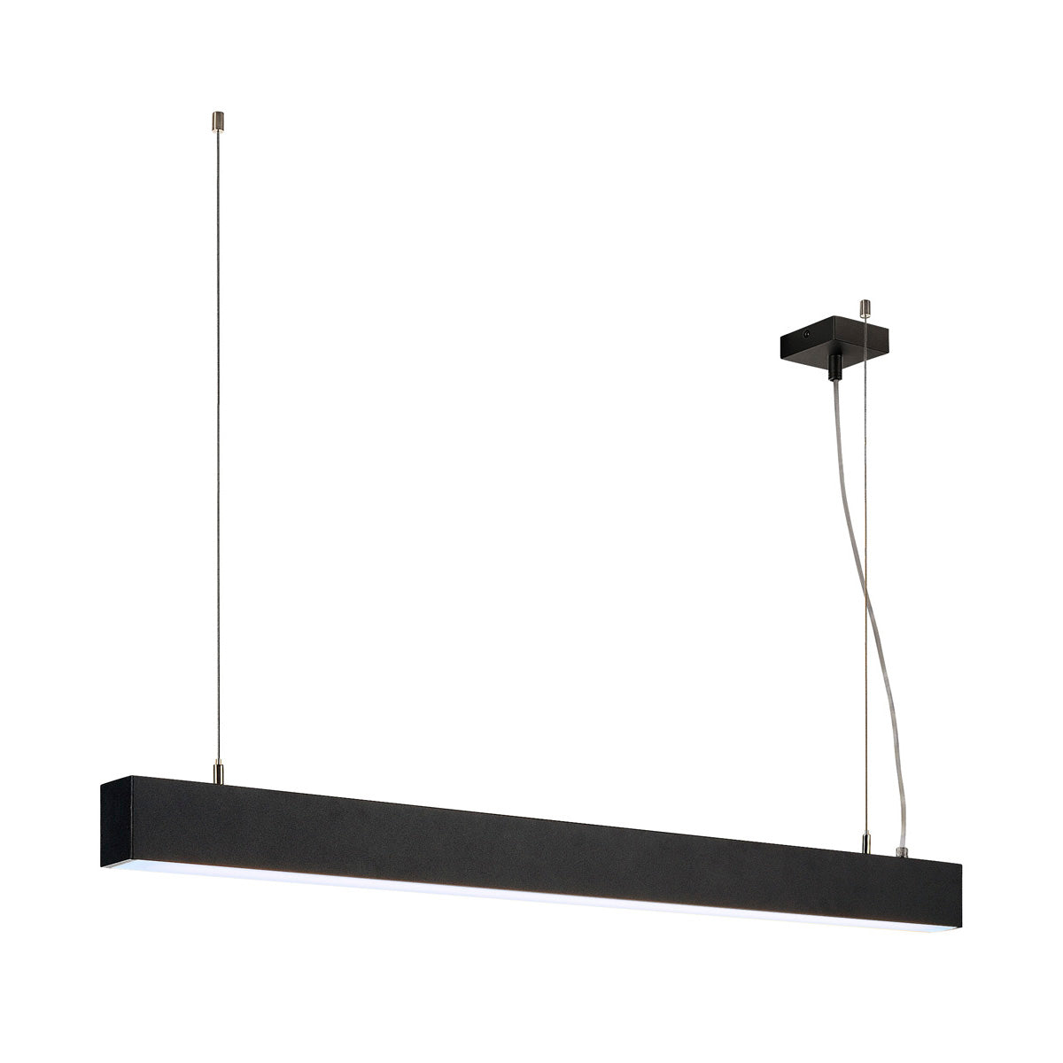 SLV GLENOS Pendelleuchte, mattschwarz, 1m, 52W, 4000K