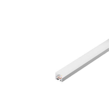SLV GLENOS Profi-Profil 2020-100, alu eloxiert, 1m, mit weisser Abdeckung