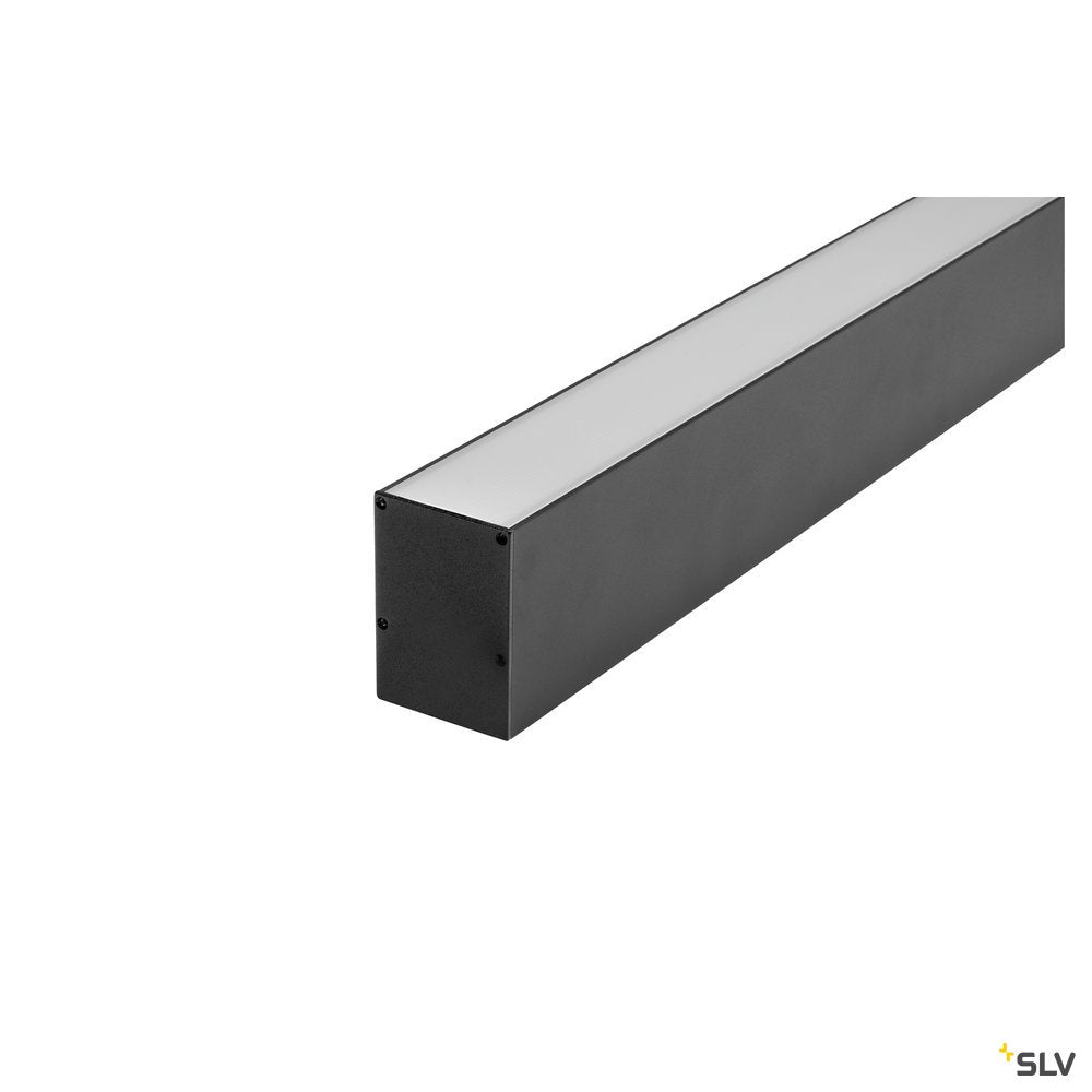 SLV GLENOS Endkappe für Profil 4970, mattschwarz, 2 Stück