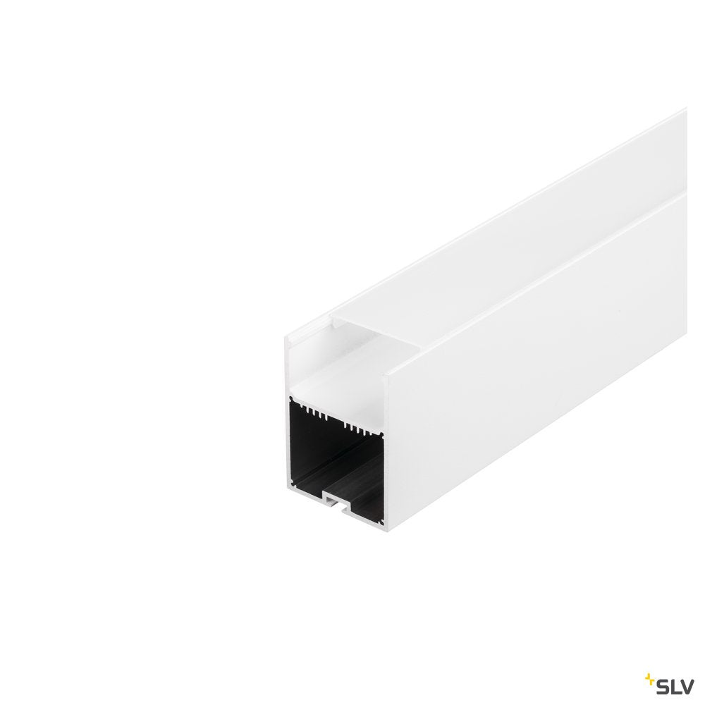 SLV GLENOS Profi-Profil 4970-200, mit Cover, mattweiss, 2m