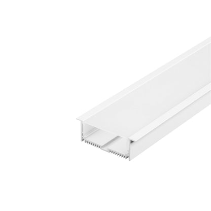 SLV GLENOS Profi-Einbau-Profil 8832-100 mit Cover, mattweiss, 1m