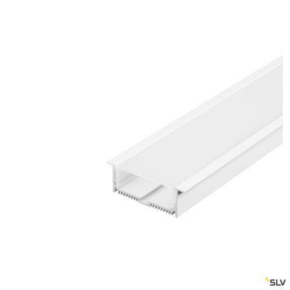 SLV GLENOS Profi-Einbau-Profil 8832-200 mit Cover, mattweiss, 2m