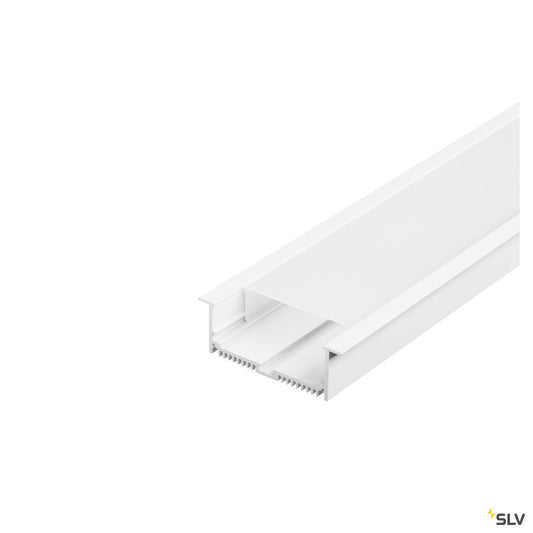 SLV GLENOS Profi-Einbau-Profil 8832-200 mit Cover, mattweiss, 2m