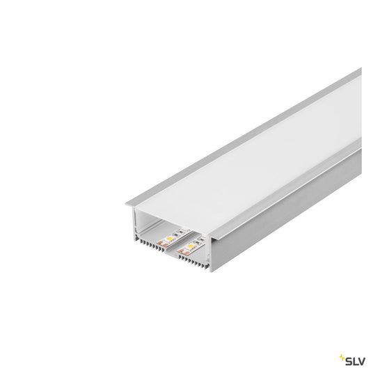 SLV GLENOS Profi-Einbau-Profil 8832-200 mit Cover, alu eloxiert, 2m