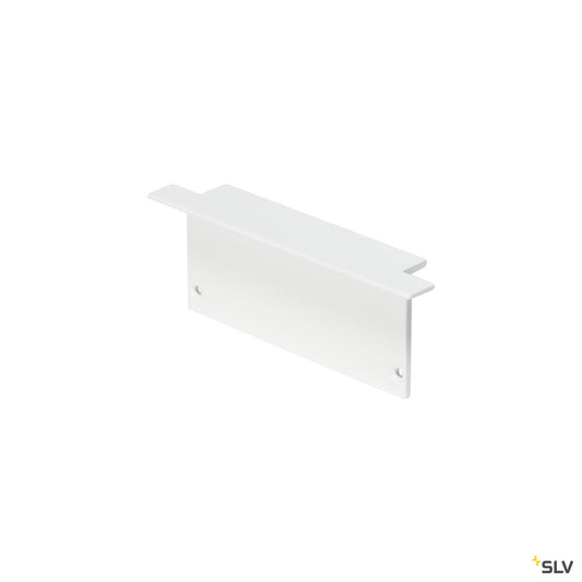 SLV GLENOS Endkappe für Profi- Einbau-Profil 8830, mattweiss, 2 Stück