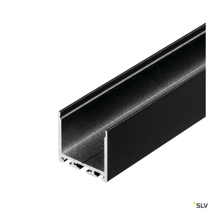 SLV GLENOS Profi-Profil 3030-200, mattschwarz, 2m