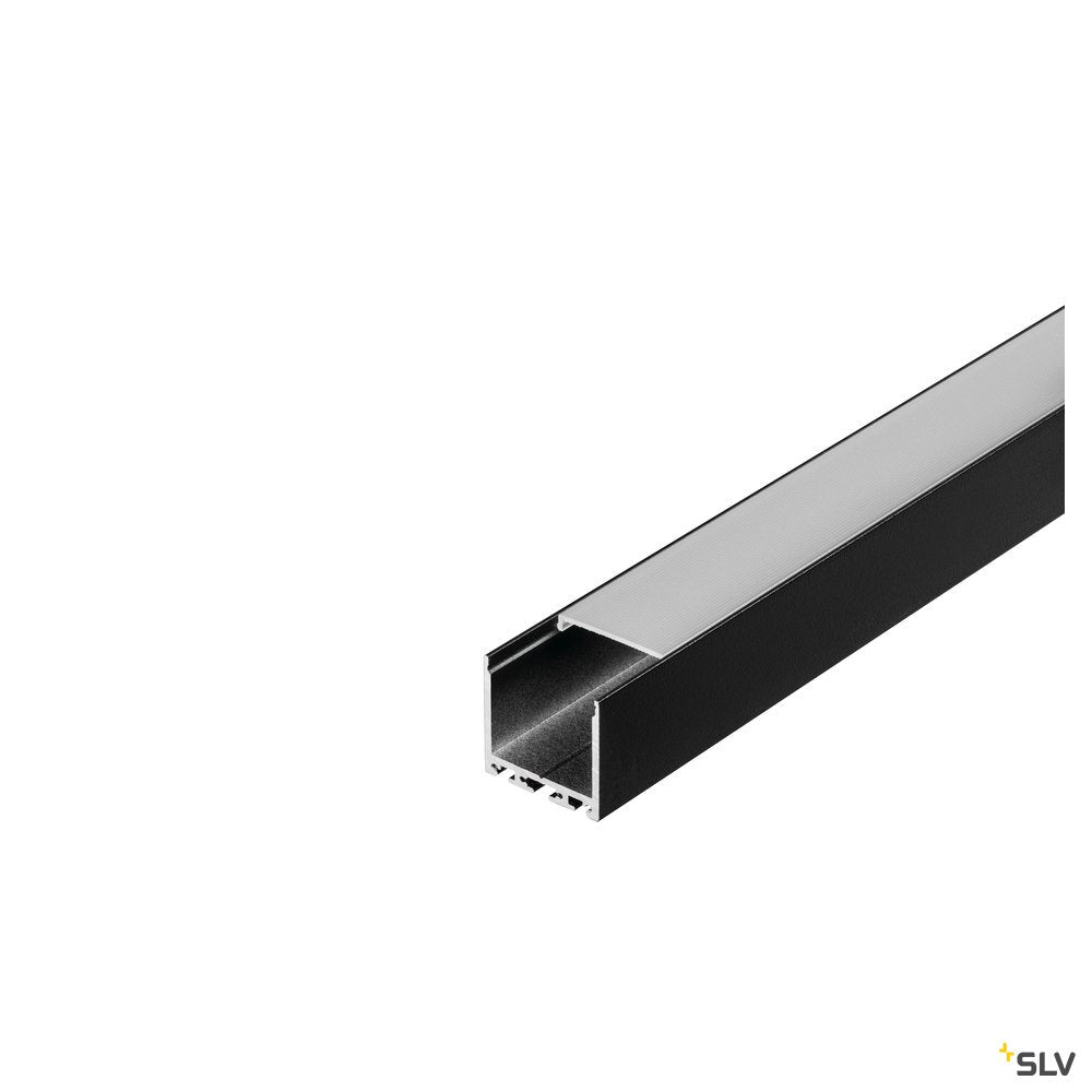SLV GLENOS Profi-Profil 3030-200, mattschwarz, 2m