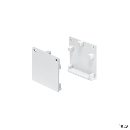 SLV GLENOS Endkappen Profi-Profil 3030, mattweiss, 2 Stück