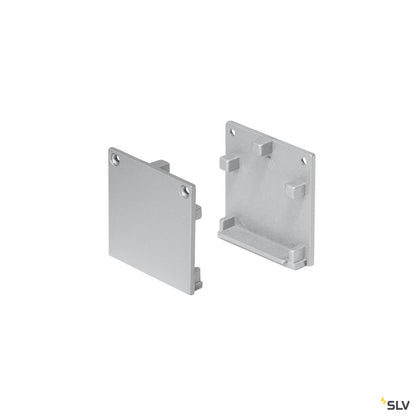 SLV GLENOS Endkappen Profi-Profil 3030, silber, 2 Stück
