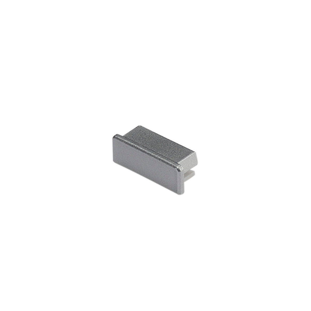 SLV GLENOS Endkappe für Profi- Profil 2609 FLAT, silber, 2 Stück