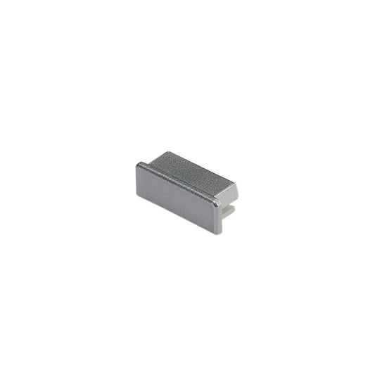 SLV GLENOS Endkappe für Profi- Profil 2609 FLAT, silber, 2 Stück