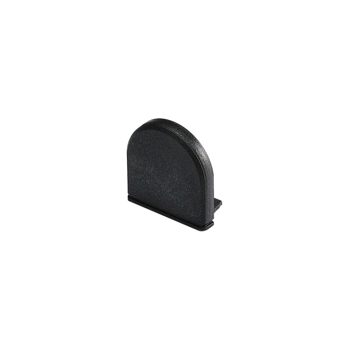 SLV GLENOS Endkappe für Profi- Profil 2609 CURVED, mattschwarz, 2 Stück