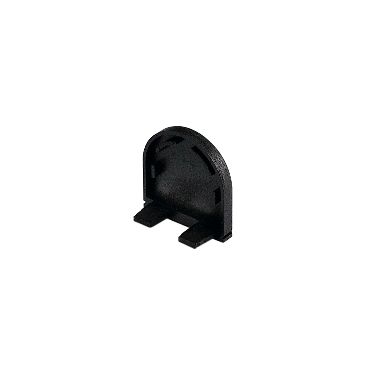 SLV GLENOS Endkappe für Profi- Profil 2609 CURVED, mattschwarz, 2 Stück