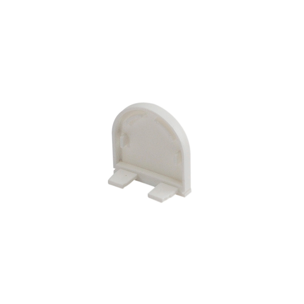 SLV GLENOS Endkappe für Profi- Profil 2609 CURVED, mattweiss, 2 Stück