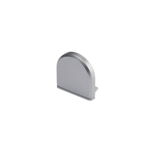 SLV GLENOS Endkappe für Profi- Profil 2609 CURVED, silber, 2 Stück