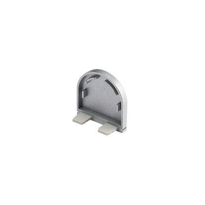 SLV GLENOS Endkappe für Profi- Profil 2609 CURVED, silber, 2 Stück