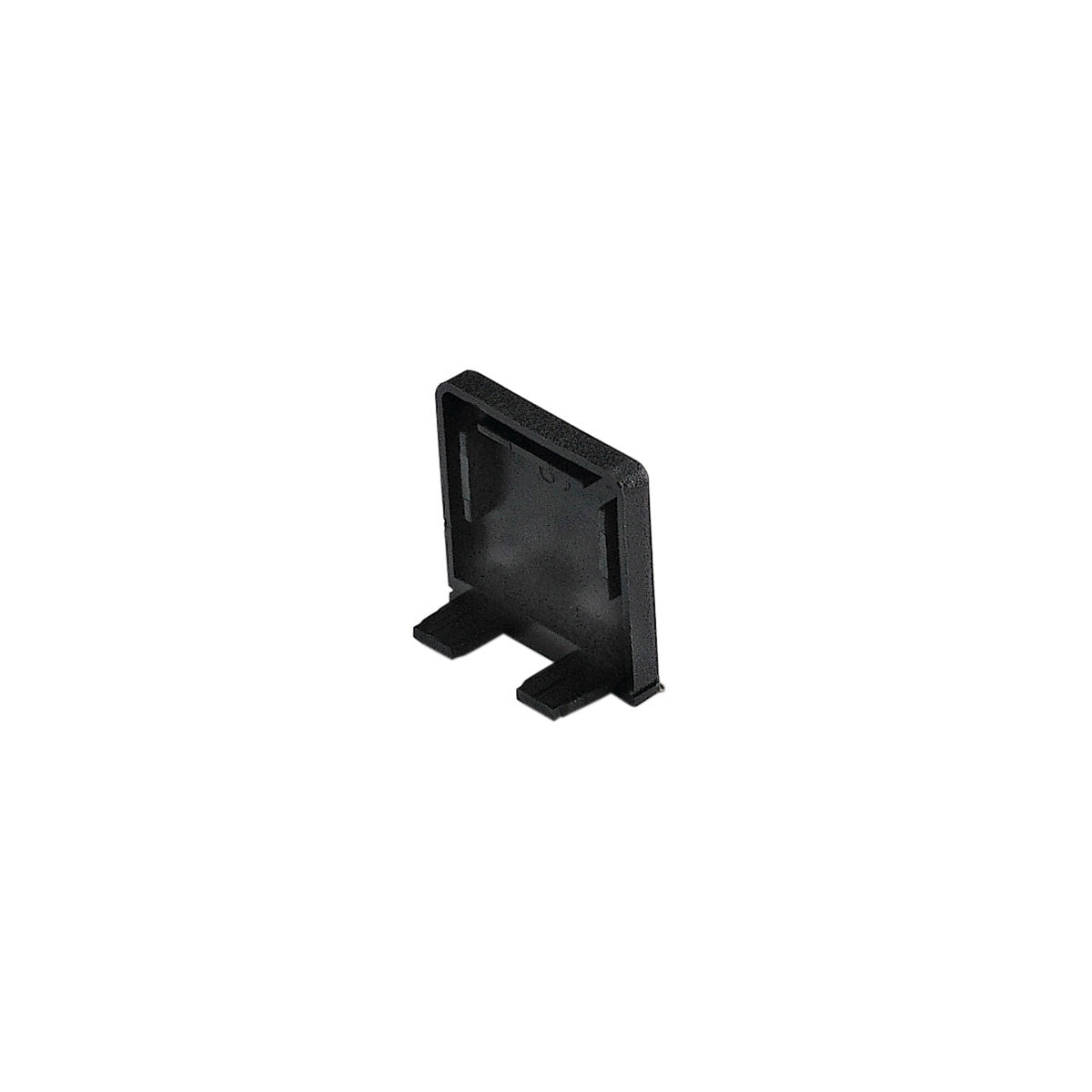 SLV GLENOS Endkappe für Profi- Profil 2609 SQUARE, mattschwarz, 2 Stück
