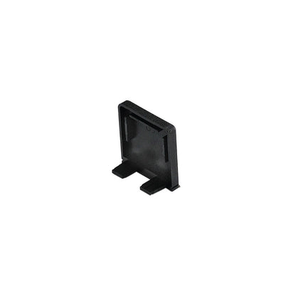 SLV GLENOS Endkappe für Profi- Profil 2609 SQUARE, mattschwarz, 2 Stück