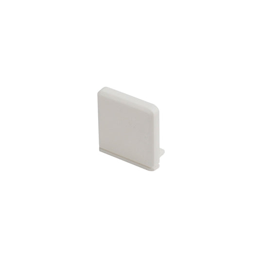 SLV GLENOS Endkappe für Profi- Profil 2609 SQUARE, mattweiss, 2 Stück