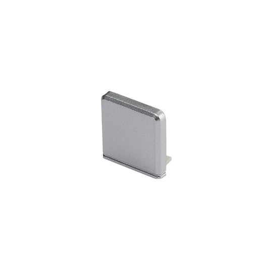 SLV GLENOS Endkappe für Profi- Profil 2609 SQUARE, silber, 2 Stück