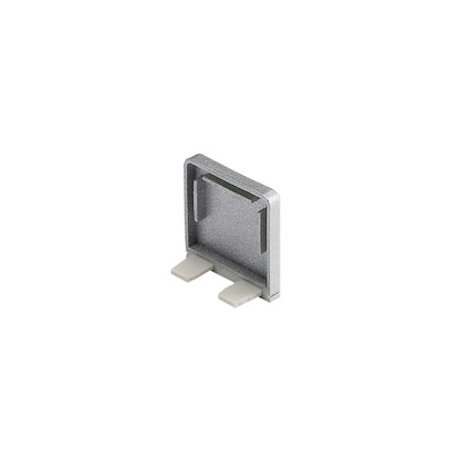 SLV GLENOS Endkappe für Profi- Profil 2609 SQUARE, silber, 2 Stück