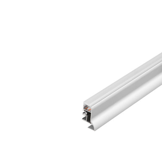 SLV GLENOS Fußleisten-Profil 100,alu eloxiert, 1m, mit semi-transparenter Acrylabdeckung