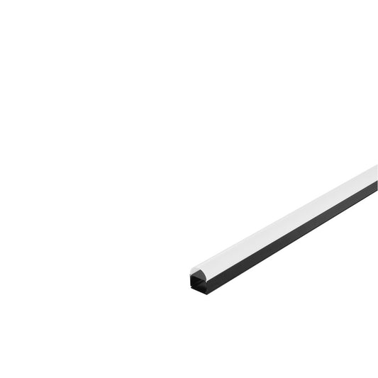 SLV GLENOS Industrial Profil Dome, mattschwarz, 2m