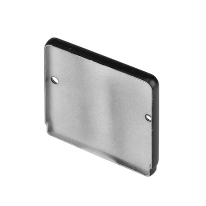 SLV GLENOS Endkappe für Industrial Profil Flat, mattschwarz, 2 Stück