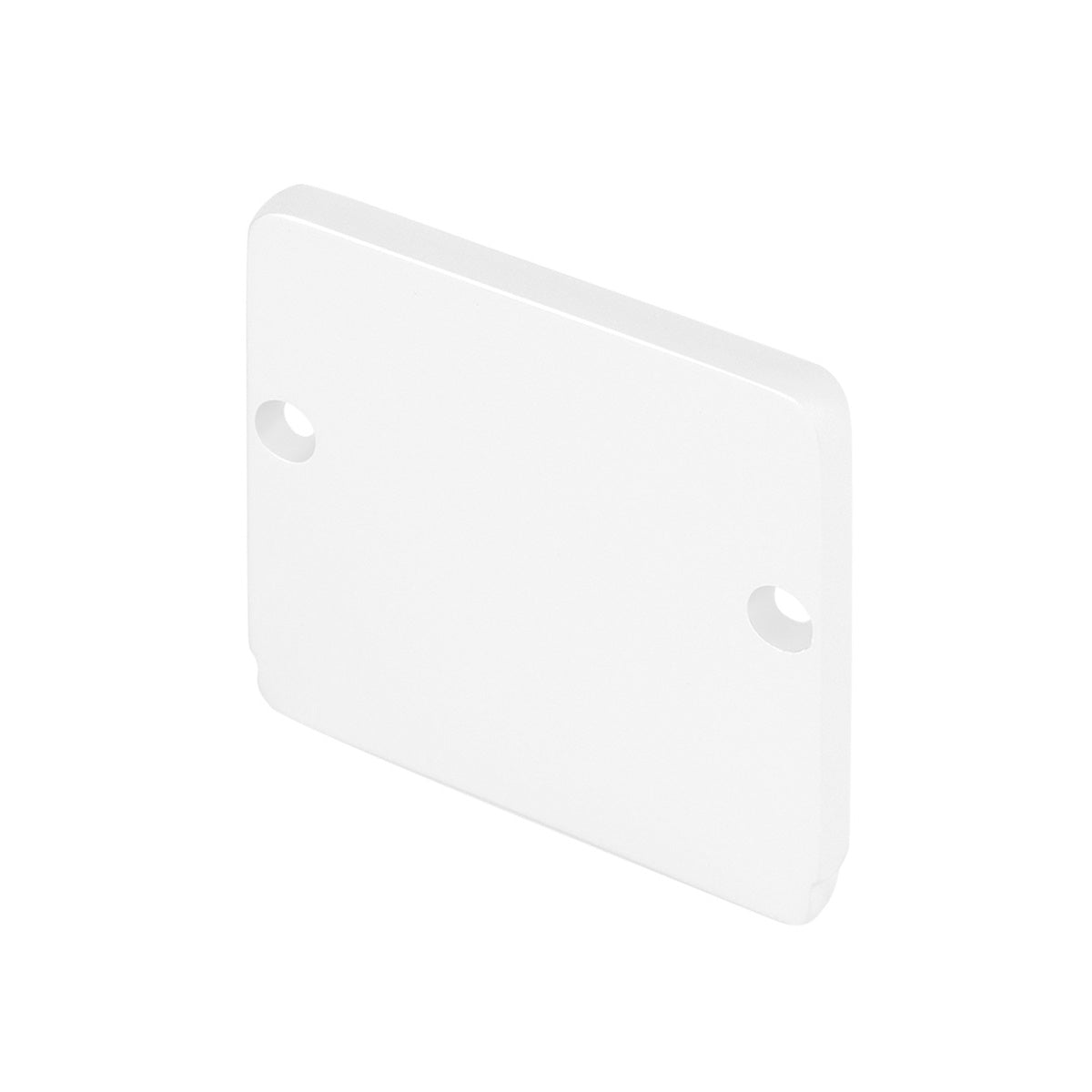 SLV GLENOS Endkappe für Industrial Profil Flat, mattweiss, 2 Stück