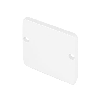 SLV GLENOS Endkappe für Industrial Profil Flat, mattweiss, 2 Stück