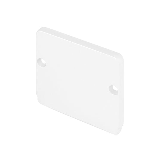 SLV GLENOS Endkappe für Industrial Profil Flat, mattweiss, 2 Stück