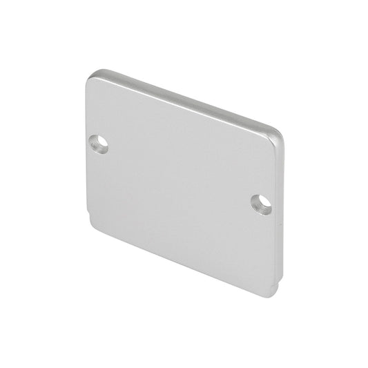 SLV GLENOS Endkappe für Industrial Profil Flat, silber, 2 Stück