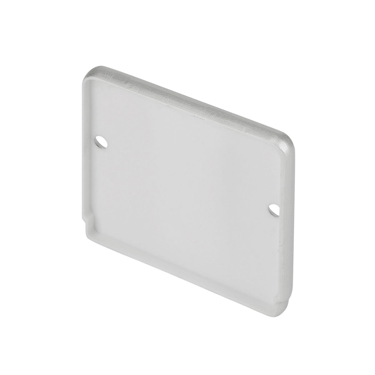 SLV GLENOS Endkappe für Industrial Profil Flat, silber, 2 Stück