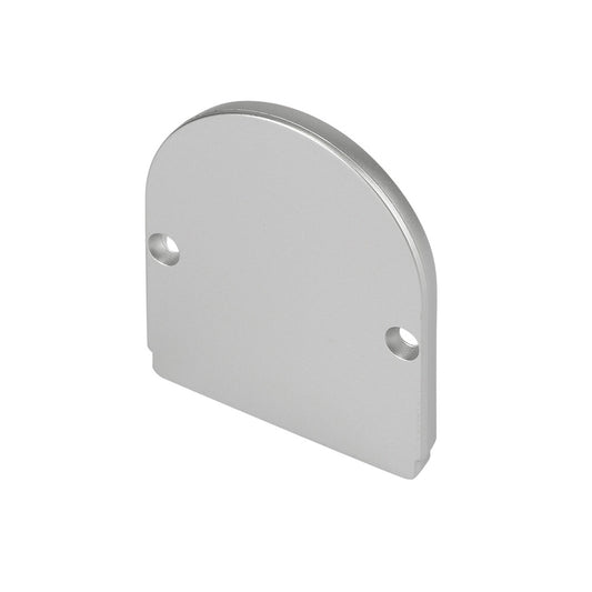 SLV GLENOS Endkappe für Industrial Profil Dome, silber, 2 Stück