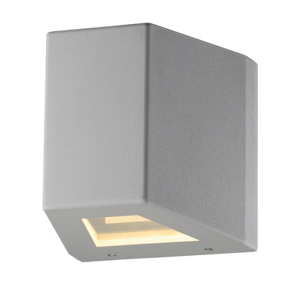 SLV OUT-BEAM R7s, Wandleuchte, silbergrau, max 150W, IP44