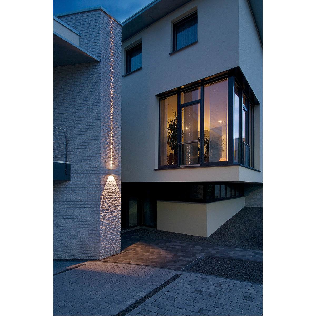 SLV OUT-BEAM R7s, Wandleuchte, silbergrau, max 150W, IP44