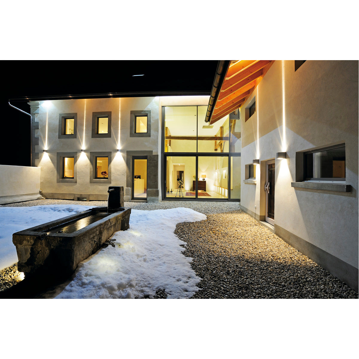 SLV OUT-BEAM R7s, Wandleuchte, silbergrau, max 150W, IP44