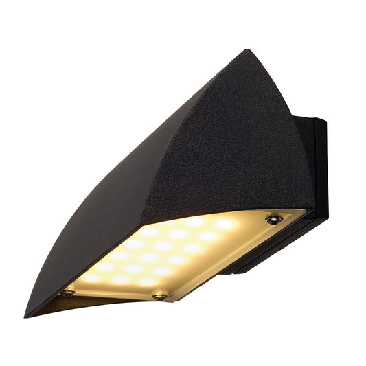SLV NOVA LED WALL OUT Wandleuchte, schwarz, 7.9W, 3000K, IP44
