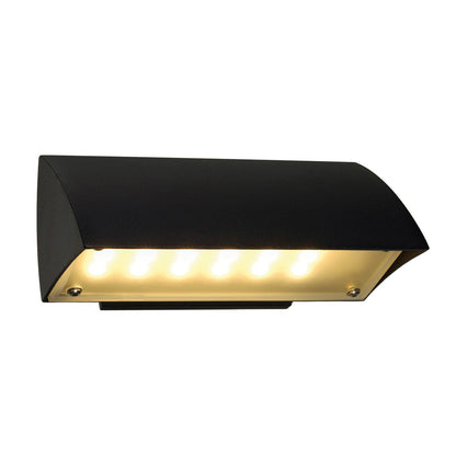 SLV NOVA LED WALL OUT Wandleuchte, schwarz, 7.9W, 3000K, IP44