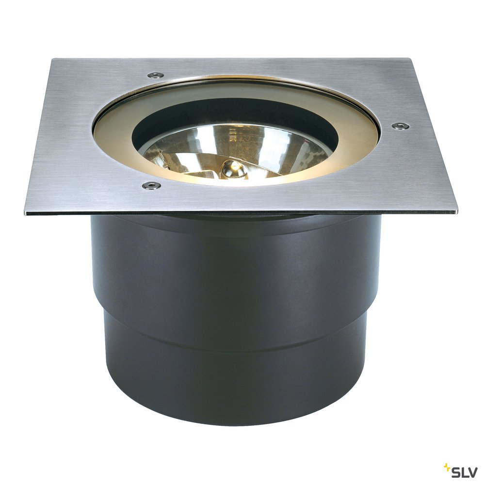 SLV Bodeneinbaustrahler ADJUST QRB111 eckig 304 50W IP67