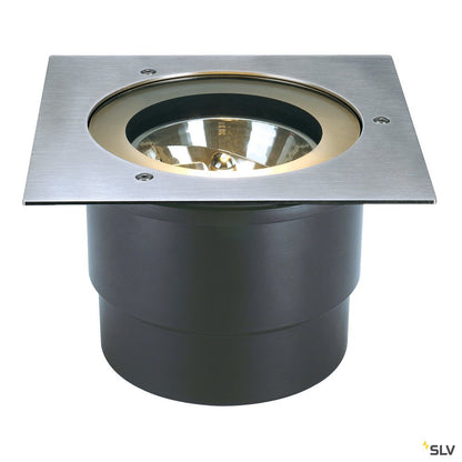 SLV Bodeneinbaustrahler ADJUST QRB111 eckig 304 50W IP67
